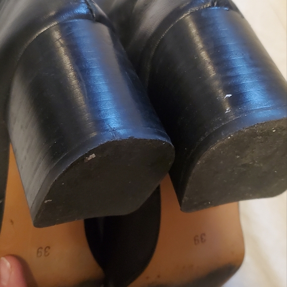 L'Intervalle Black Leather Booties Size 39 (Fits 8) - Picture 8 of 8